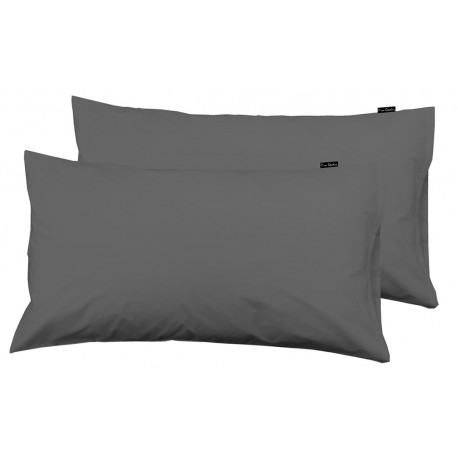 FUNDAS ALMOHADA LISAS GRIS MARENGO