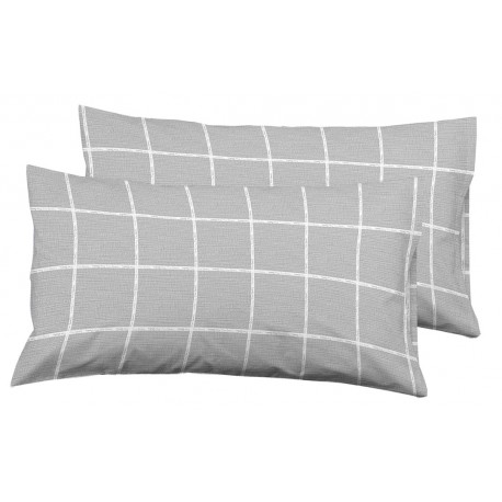 FUNDAS ALMOHADA SASHA GRIS