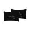 FUNDAS ALMOHADA LAURE NEGRO