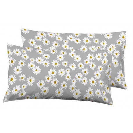 FUNDA DE ALMOHADA MARGUERITE GRIS