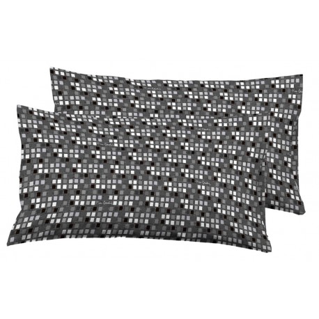 FUNDA DE ALMOHADA BULDINGS GRIS