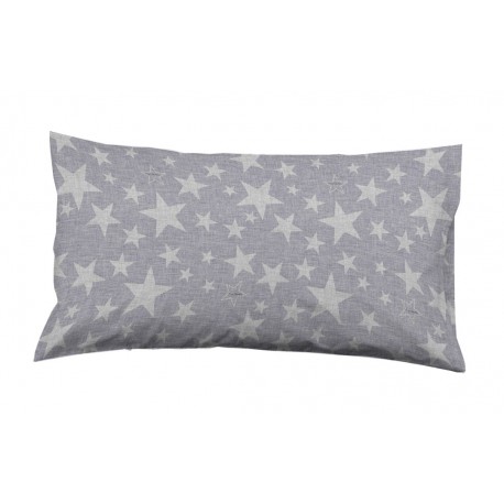 FUNDA DE ALMOHADA ESTELAR GRIS