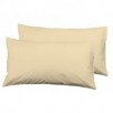 FUNDAS ALMOHADA LISAS CREMA