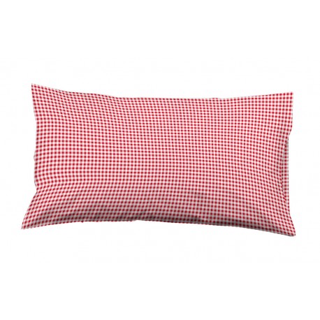 FUNDA ALMOHADA VICHY LF ROJO