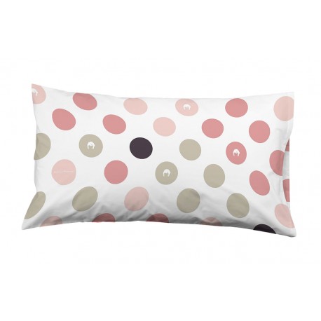 FUNDA ALMOHADA DOLORES DOTS ROSA