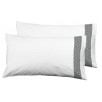 FUNDAS ALMOHADA TOPOS NEGATIVO GRIS