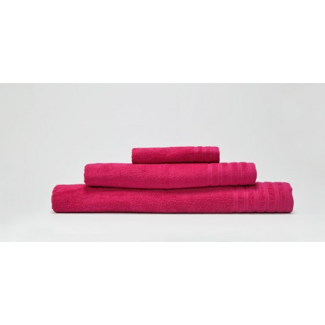 JUEGO DE TOALLAS 3 PIEZAS SPORT FUCSIA