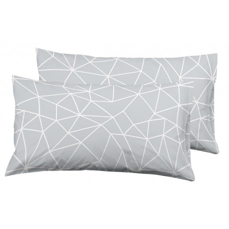 FUNDAS ALMOHADA SILVER NET