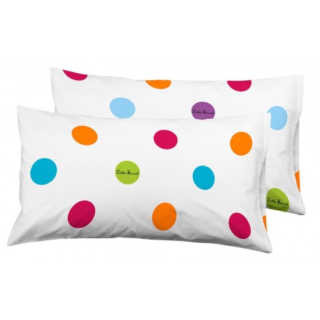 FUNDAS ALMOHADA RAINBOW DOTS