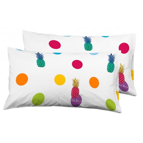 FUNDAS ALMOHADA ANANAS DOTS