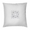 FUNDA CUADRANTE BORDADOS LISO PERCAL BLANCO