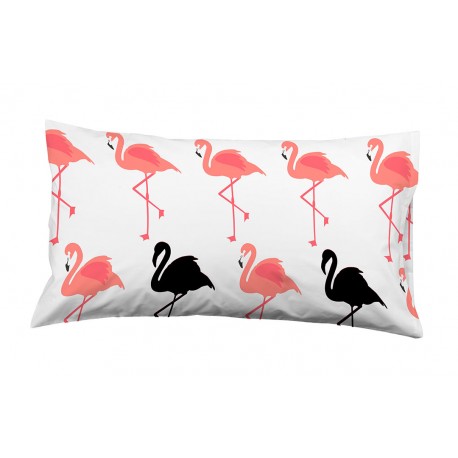 FUNDA ALMOHADA FLAMINGO