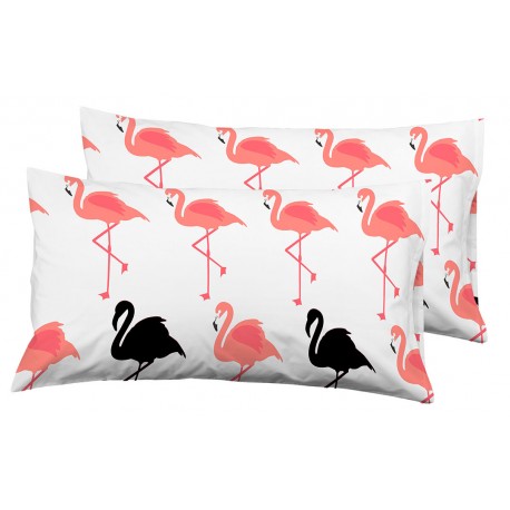 FUNDAS ALMOHADA FLAMINGO